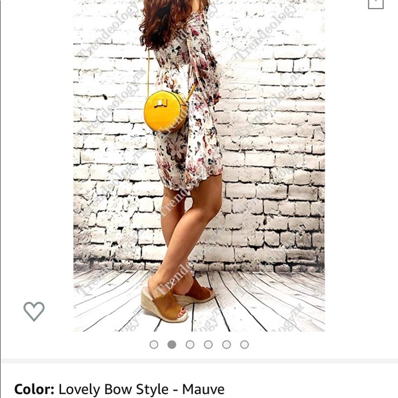 Vegan Leather Round Satchel Crossbody - Dusty Rose - Picture 3 of 4